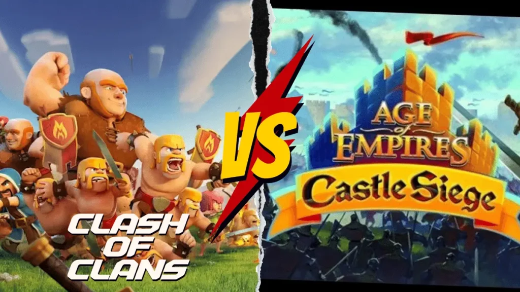 Clash of Clans vs. Age of Empires Castle Siege