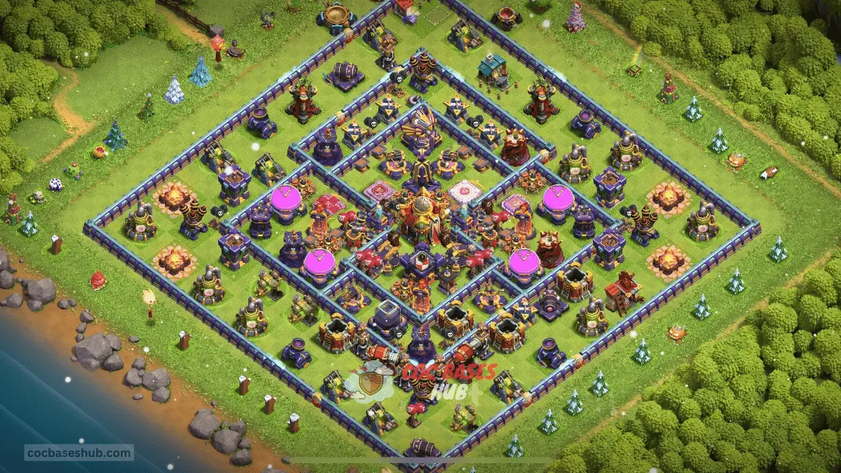 coc th16 farming base link 1