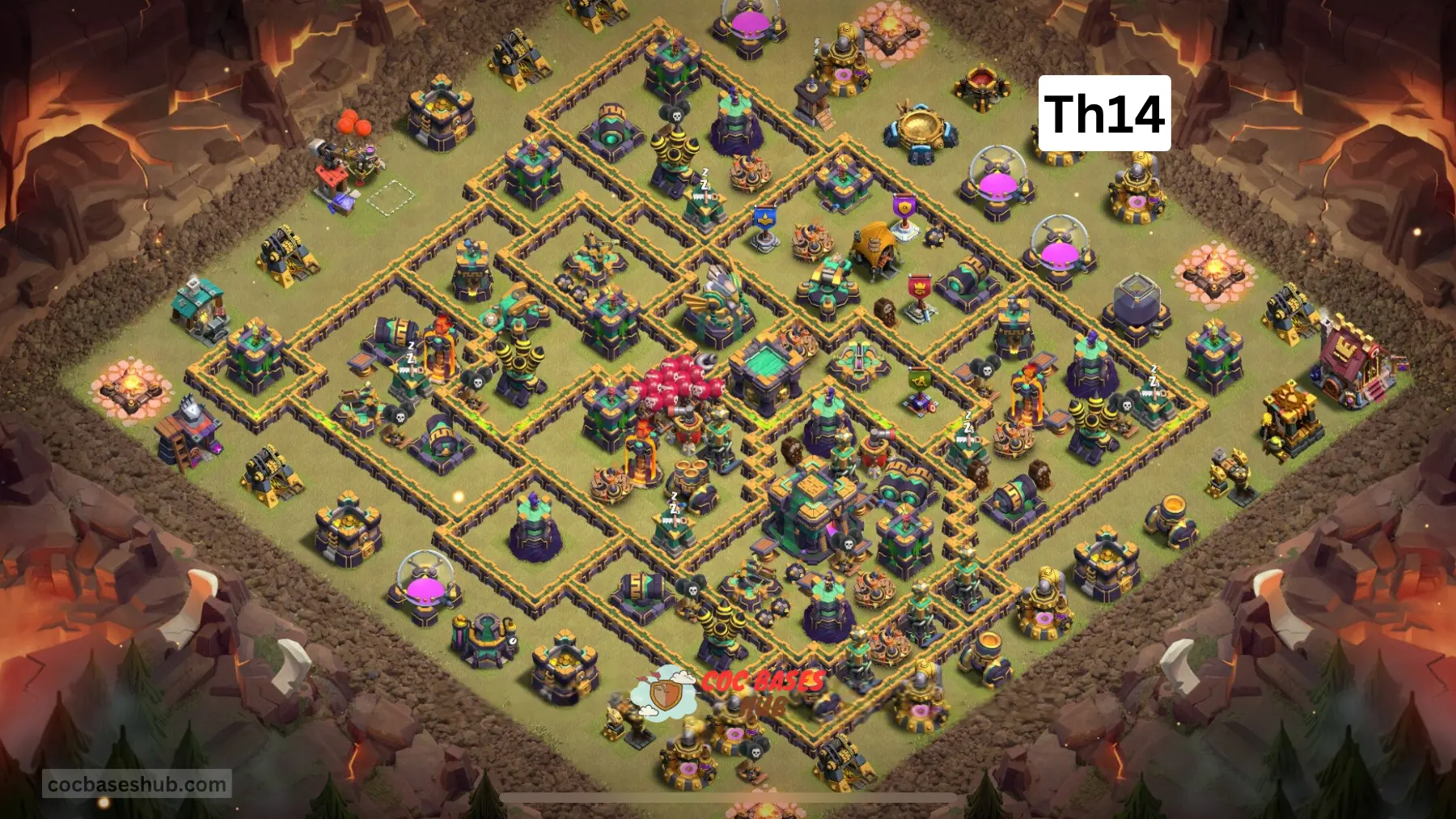Best TH14 War Base Links for 2025 Hybrid & Max Level CWL Layouts – Clash of Clans [ 9]