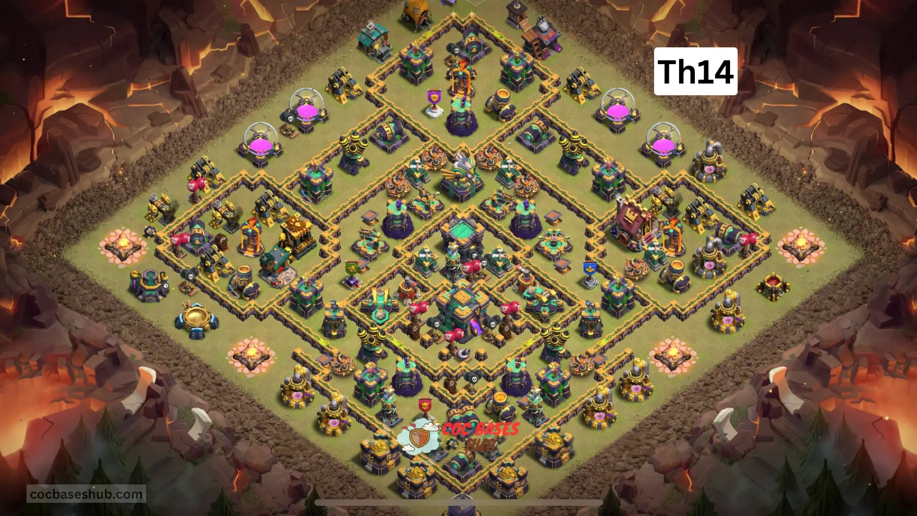 Best TH14 War Base with Link (2025)